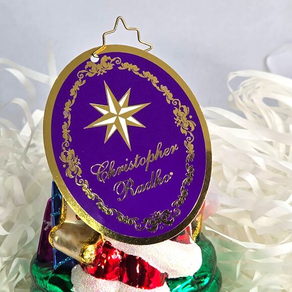 Christopher Radko Santa Glass Ornament From 2020. - Picture 3 of 4